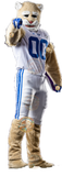 Premium Team Sports Cheerleading Brigham Young University Cosmo the Cougar Mascot Costumes School Games Sporting Events Pep Rally