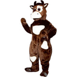 Brown Cow Mascot - Sales Waver Mascot Costume Adult Size Mascotte Mascota Carnival Party Cosplay Costume Fancy Dress Suit