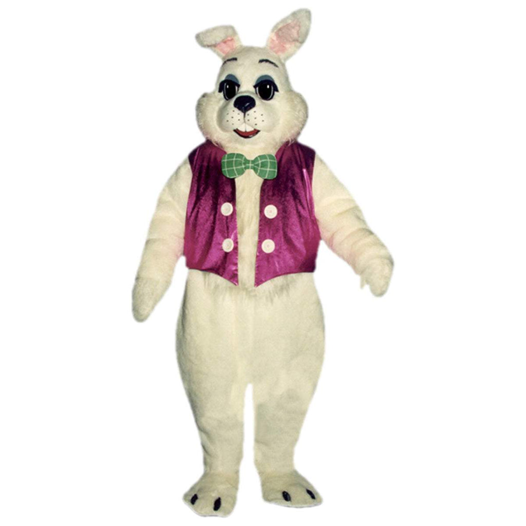 Bunny with Vest 1 Mascot - Sales Waver Mascot Costume Adult Size Masco ...