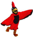 !!! Roter Papagei Maskottchen Kostüm Plüsch Vogel Maskottchen Erwachsene Cosplay Party Kostüm Karneval