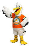 Premium Team Sports Pelican Bird Mascot Costume for Adults