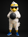 Premium Sports White Birds Mascot Costume for Adults
