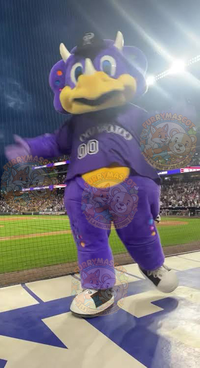 Premium Team Sports Rockies Dinger Cheerleading Mascot Costumes School Games Sporting Events Pep Rally