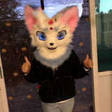Fox Husky Head Animal Costume Fursuit Animal Head Custom Furry Furry Stage Performance Costumes and Costumes -  by FurryMascot - 