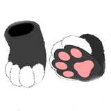 Fursuit Bear Claw Slippers Fuzzy Cosplay Slippers Lion Claw Animal Feet Slippers Funny Paw Monster Shoes for Halloween -  by FurryMascot - 
