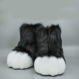 Fursuit Paws Costume Lion Bear Props Animal Feet Slippers One Size Fit Most Adult Teens Halloween Costume Party Supplies -  by FurryMascot - 