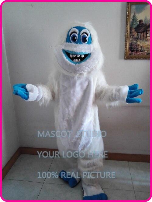 Purchase Yeti mascot white, all hairy. Costume Yeti in Missing