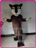 Brown Wolf Mascot Costume Coyote Werewolf Custom Cartoon Character Fancy Costume Anime Cosplay Mascotte Theme Fancy Dress 41295 -  by FurryMascot - 