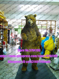 Customized Available REAL PHOTO BROWN BEAR full sets  husky dog  Suit  fursuit CAT wolf Costume fox Party Carnival Gift