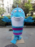 Blue Fish Mascot Costume Custom Cartoon Character Cosplay Fancy Dress Mascotte Theme Carnival Costume Anime Kits 41338 -  by FurryMascot - 