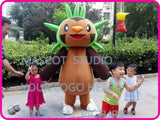 Cartoon Go Mascot Costume Chespin Custom Fancy Costume Anime Cosplay Kits Mascotte Fancy Dress Carnival Costume 41312