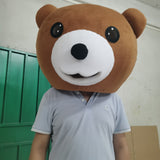 Affordable Brown Teddy Bear Mascot Costumes Adult Cosplay Suit