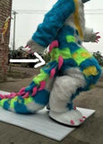 Blue Dragon Fox Cat Prop Fursuit Kigurumi Furry Fursona Costumes Furries