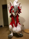 Lycanroc Midnight Mascot Costumes Carnival Party Cosplay Suit