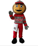 Ohio State Brutus Buckeye Suit Athletics Mascot Costume Carnival Mascotte Costumes