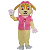 Used Skpe Dog Mascot Costumes Carnival Party Cosplay Suit