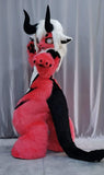 Red Blind Dragon Fox Cat Fursuit Kigurumi Furry Costumes Furries