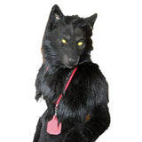 Apollo SoulWolf Black Wolf Digitigrade Dog Fox Fursuit Costumes Suit Furries Anime Teen & Adult Costume - FURSUIT by FurryMascot - Digitigrade Fursuit, WOLF FURSUIT