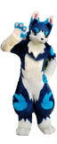 Blue Huksy Dog Fursuit Fullsuit Teen Costumes Child Full Furry Suit Furries Anime Costume -  by FurryMascot - 