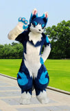 Blue Huksy Dog Fursuit Fullsuit Teen Costumes Child Full Furry Suit Furries Anime Costume -  by FurryMascot - 