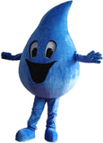 CostumeShine Blue Water Droplet Mascot Costume -  by FurryMascot - 