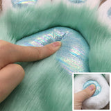 Furryvalley Fursuit Paws Furry Partial Cosplay Fluffy Claw Gloves Costume Lion Bear Props for Kids Adults (Mint Green) -  by FurryMascot - 
