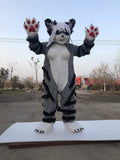 FurryWu 100% ORIGINAL PHOTO Grey Cat Huksy Dog Fursuit Teen Costumes Child Full Furry Suit Fursona Kigurumi Digitigrade Anime -  by FurryMascot - 