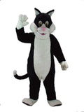 Black Cartoon Cat  Suit Animal Mascot Costume Party Carnival Mascotte Costumes