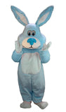 Blue Cottontail Rabbit Suit Animal Mascot Costume Party Carnival Mascotte Costumes