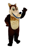 Brown Wolf  Suit Animal Mascot Costume Party Carnival Mascotte Costumes