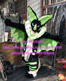 3-D Eyes Slim Digitigrade Bent Legs  Black Bat Wing dragon dinosaur REAL Furry Fursuit  Suit Costume Animal Birthday Gift -  by FurryMascot - 