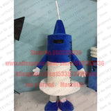 Blue Syringe Injector Mascot Costume