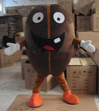 Coffe Bean Mascot Costume Cosplay Chrismas Game Dress Outfits Halloween Adult -  by FurryMascot - 