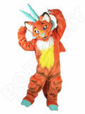 Chic Orange Dragon Completed Fursuit Mascot Furry Costume Suits Party Fancy Dress Outfits Clothing Halloween Cartoon Outdoor -  by FurryMascot - 