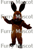Chocolate Bunny    Christmas Cosplay Unisex Cute Newly Mascot ostume Suit Cosplay Party Game Dress Outfit  Adult  Gift A+ -  by FurryMascot - 