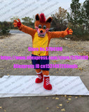 3-D Eyes Crash Bandicoot Wolf  AD mascot Suit Costume Animal Party Carnival Birthday Gift Adult Cartoon Character Outfit Suit En -  by FurryMascot - 