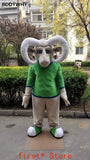 Bighorn Mascot Costume Suit Cosplay Party Game Dress Unisex Halloween Adults New Interesting Funny Cartoon Character Clothing -  by FurryMascot - 