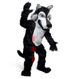 BLACK WOLF Mascot Costume Halloween Suit Cosplay Christmas Brand New Complete  Birthday For all