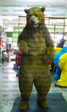 Animatronic Brown Bear Suit furry Mascot Costume Fursuit Cosplay Animal Party Fancy Dress Carnival Birthday Gift
