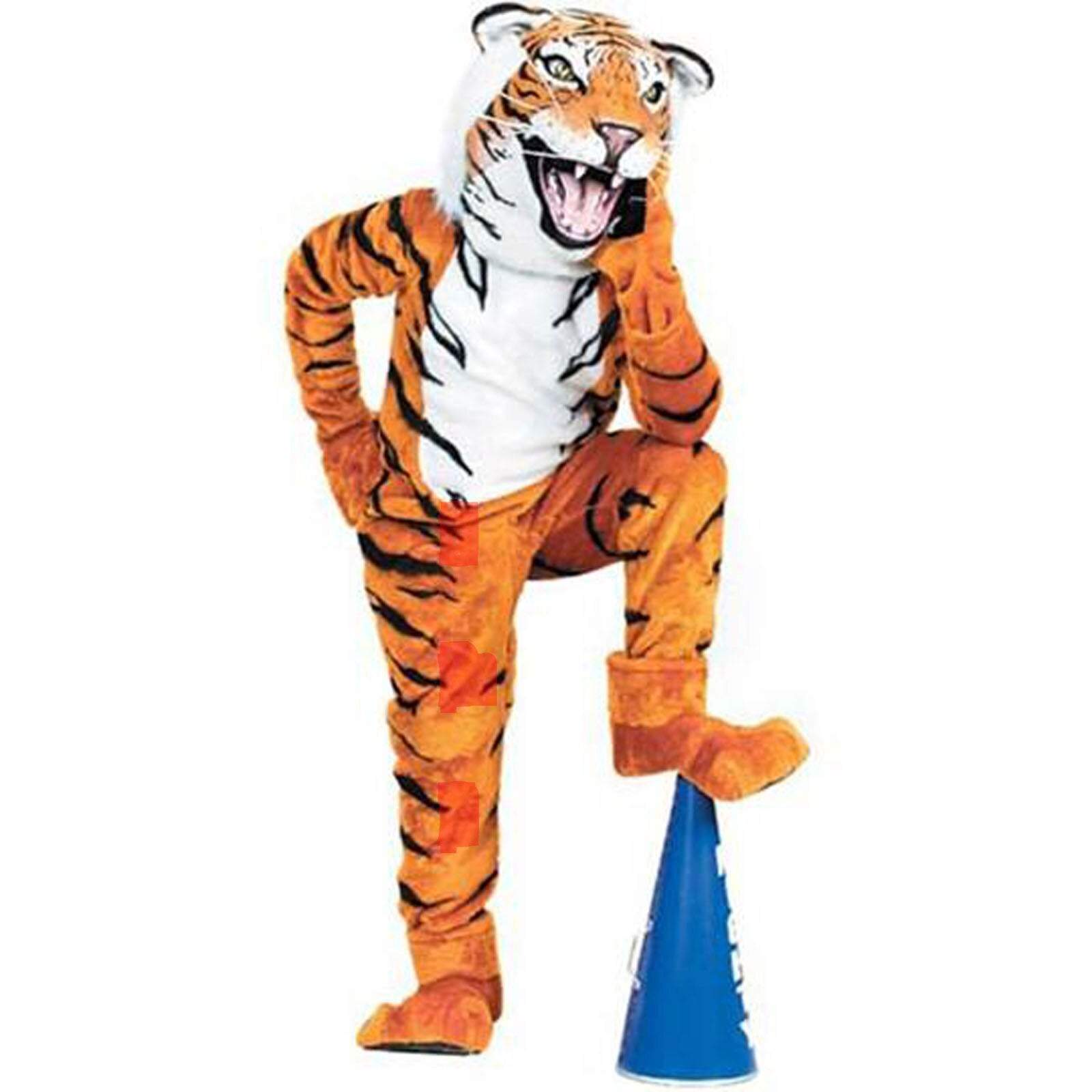 Bengal Tiger Mascot Costume Adult Cartoon Character Outfit Attract Cus –  FurryMascot