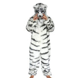 Cute Can Move Mouth White Tiger Mascot Costume Fursuit Cosplay Animal Halloween Adult Cosplay Unisex Hallowen Gift -  by FurryMascot - 