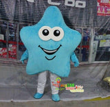 Adversting Hot Blue Star Mascot Costume Dress Cosplay Outfit Theater Party Suit -  by FurryMascot - 