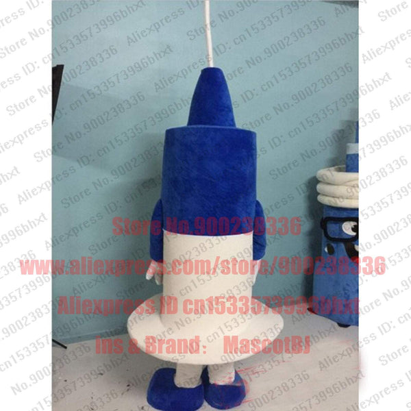 Blue Syringe Injector Mascot Costume – FurryMascot