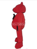 Red Teddy Bear Mascot Costume Fancy Dress for adult Halloween Purim party fancy dress Cartoon Outdoor Toys Cosplay Costumes -  by FurryMascot - 