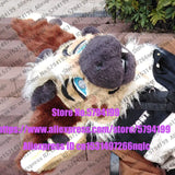 Maßgeschneidert verfügbar ECHTES FOTO dx0034 Kopf KATZE komplette Sets Husky Hund Anzug Fursuit Kostüm Fuchs Party Karneval Geschenk