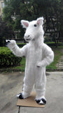 Adults UNISEX White Horse Mascot Costume Suits Party Game Outfits Clothing Advertising Carnival Halloween Easter Festival