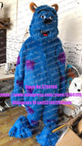 BLAUES SULLY MONSTER Fursuit-Maskottchen-Kostüm für Erwachsene, Zeichentrickfigur, Outfit, Anzug, 200 % echtes Bild, Geburtstagsfeier