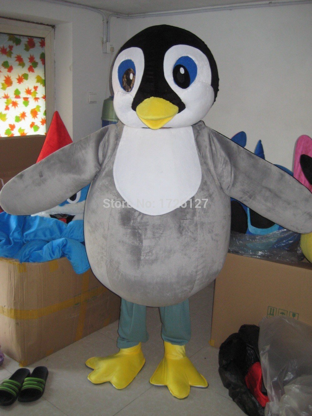 Mascot Penguin Mascot Costume Custom Anime Cosplay Kits Mascotte Theme Fancy Dress Carnival Costume -  by FurryMascot - 