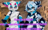 Customized Available REAL PHOTO dx0068 head CAT full sets  husky dog  Suit  fursuit Costume fox Party Carnival Gift -  by FurryMascot - 