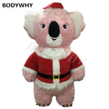 Advertising Teddy Bear Polar Bear Koala Fursuit Halloween Cosplay Inflatable Costume Mascot 2M/2.6M/3M Tall Adult Outfit -  by FurryMascot - 